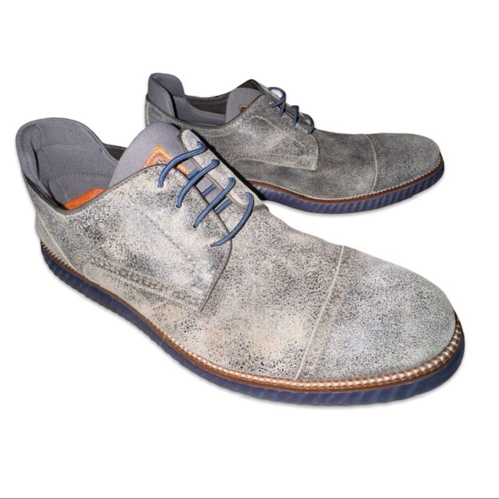 Martin Dingman Countryaire Cap Top Grey Suede Sz 11